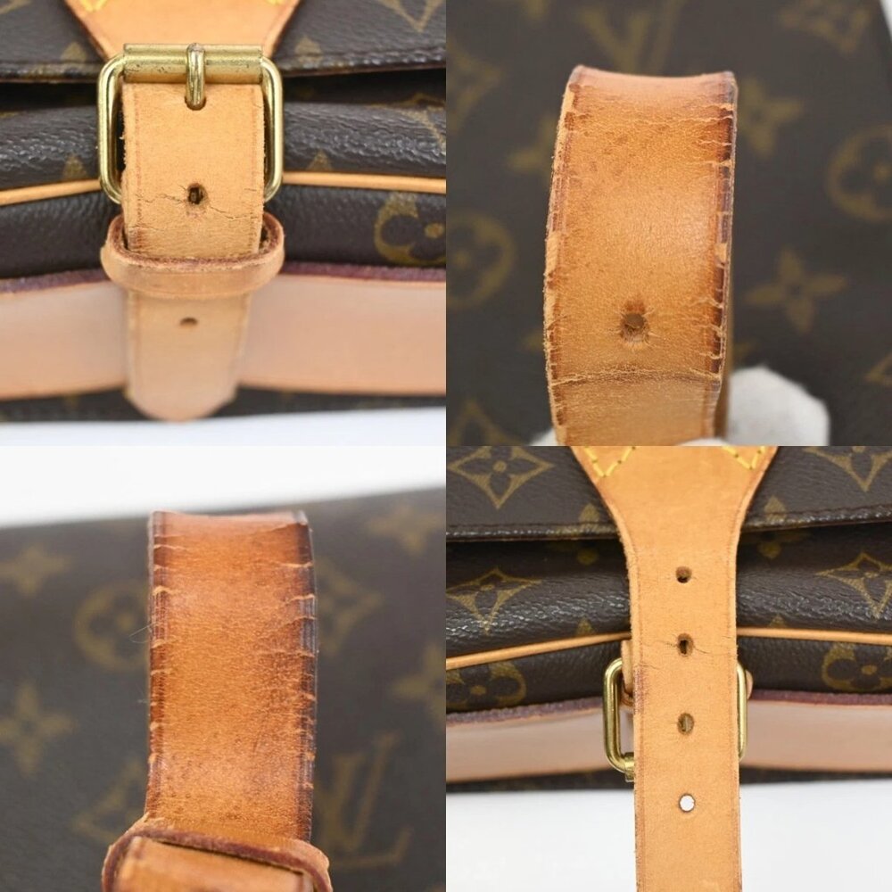 LOUIS VUITTON Cartouchiere MM Shoulder Bag Monogram Leather Brown M51253 62KC516 - Picture 15 of 16